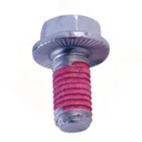 External hex flange serrated lock P80 pre-coated screw