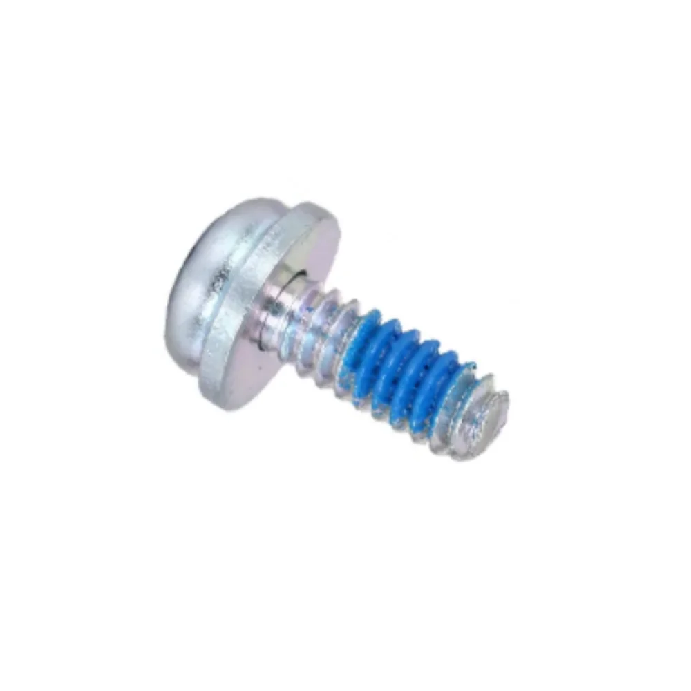 Pre-coated flanged pan head screw